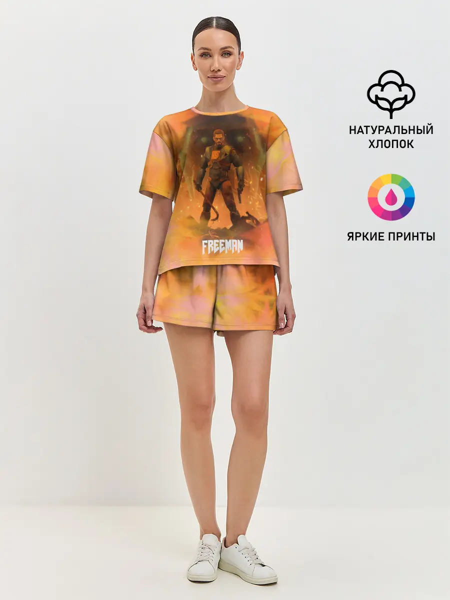 Женская пижама с шортами / FREEMAN | GMAN | HALF-LIFE