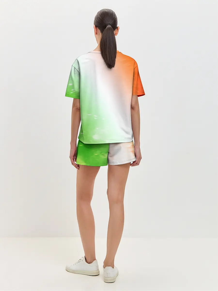 Женская пижама с шортами / Pop It Anti Stress - Heart - Fire