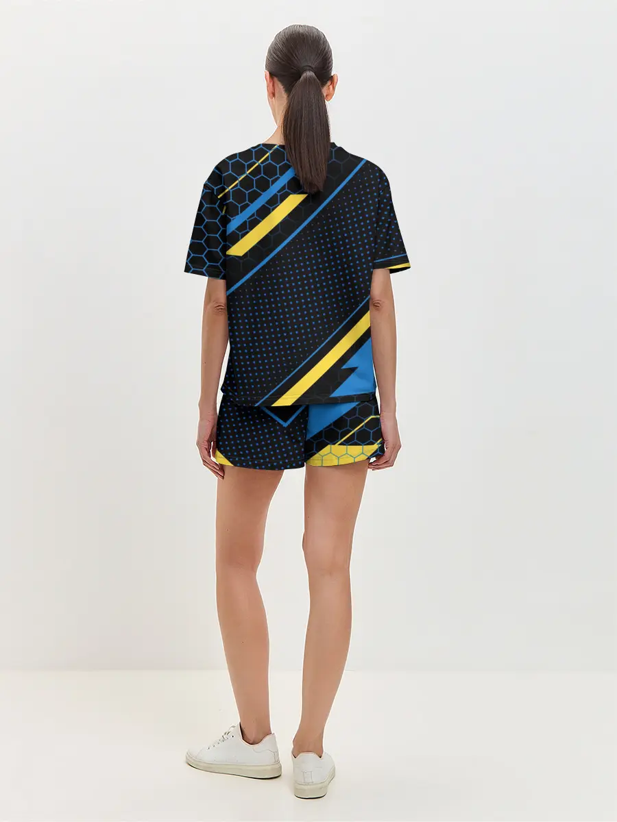 Женская пижама с шортами / PYTHON / ПАЙТОН