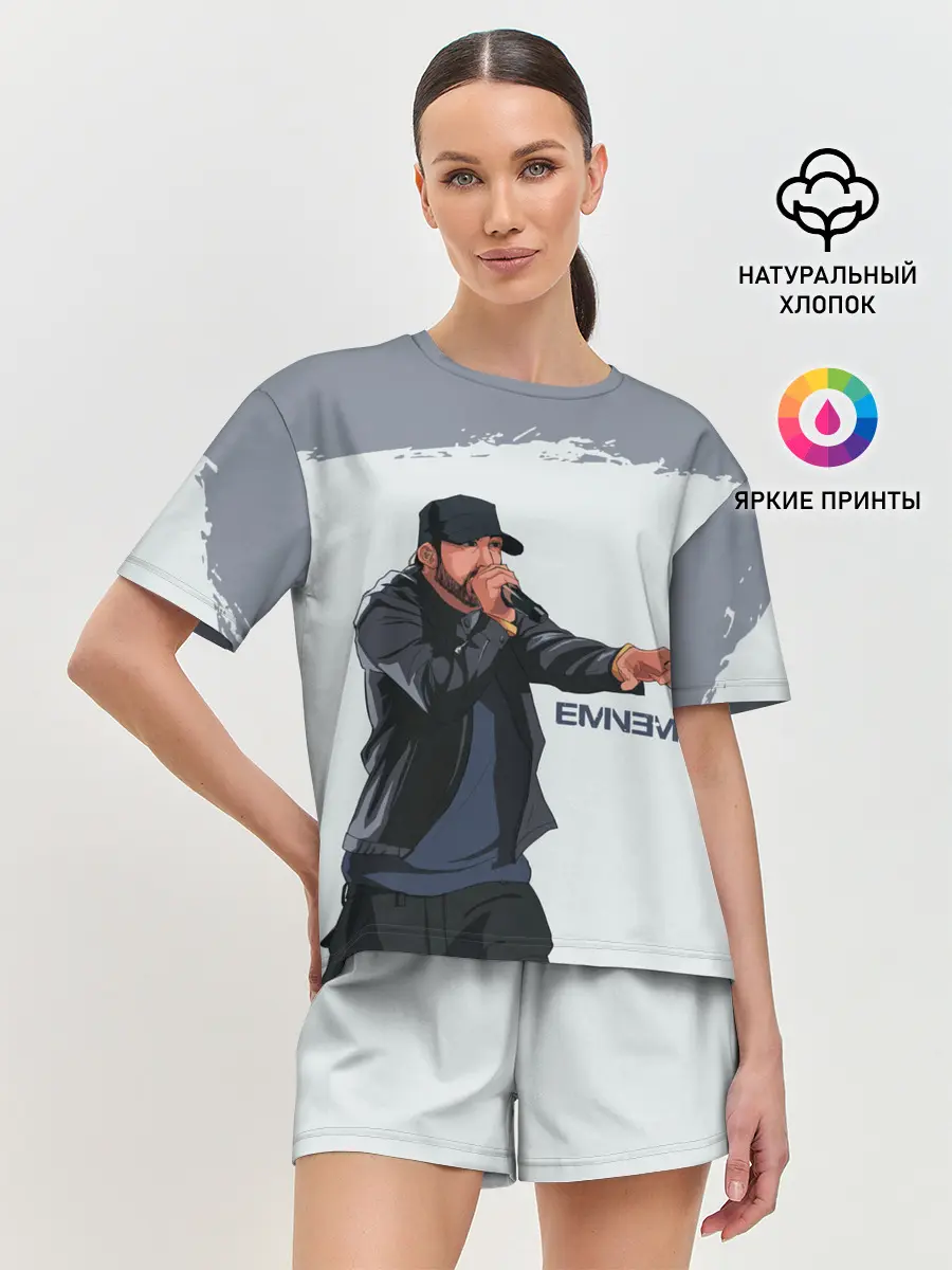 Женская пижама с шортами / EMINEM | ЭМИНЕМ