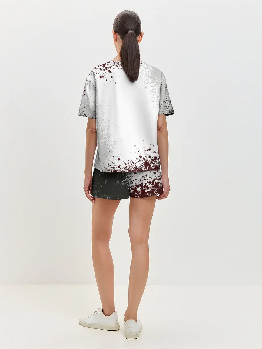 Женская пижама с шортами / Ghost of Tsushim | Призрак Цусима