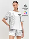 Женская пижама с шортами / Russia | MSKSide Colorless