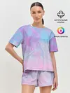 Женская пижама с шортами / Градиент