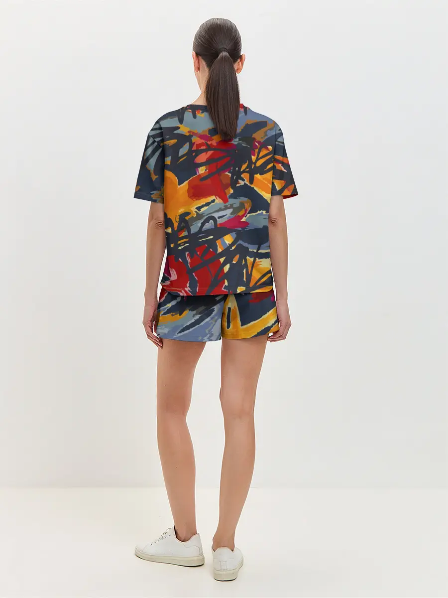 Женская пижама с шортами / Street Style