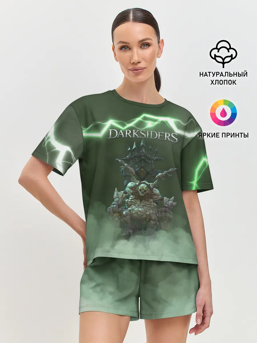 Женская пижама с шортами / Darksiders | Гнев Войны