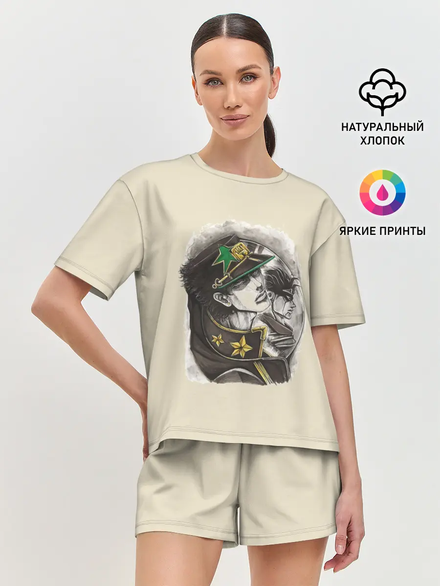 Женская пижама с шортами / Jotaro Kujo