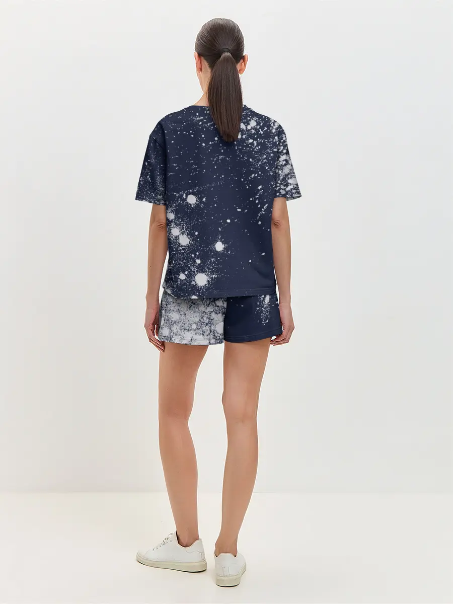 Женская пижама с шортами / Мерседес - Звезда - Pro Racing