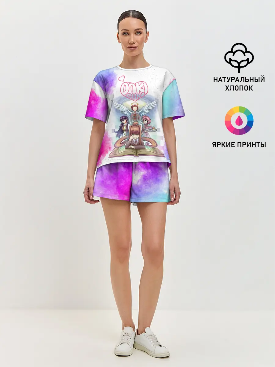 Женская пижама с шортами / Doki Doki | Доки Доки