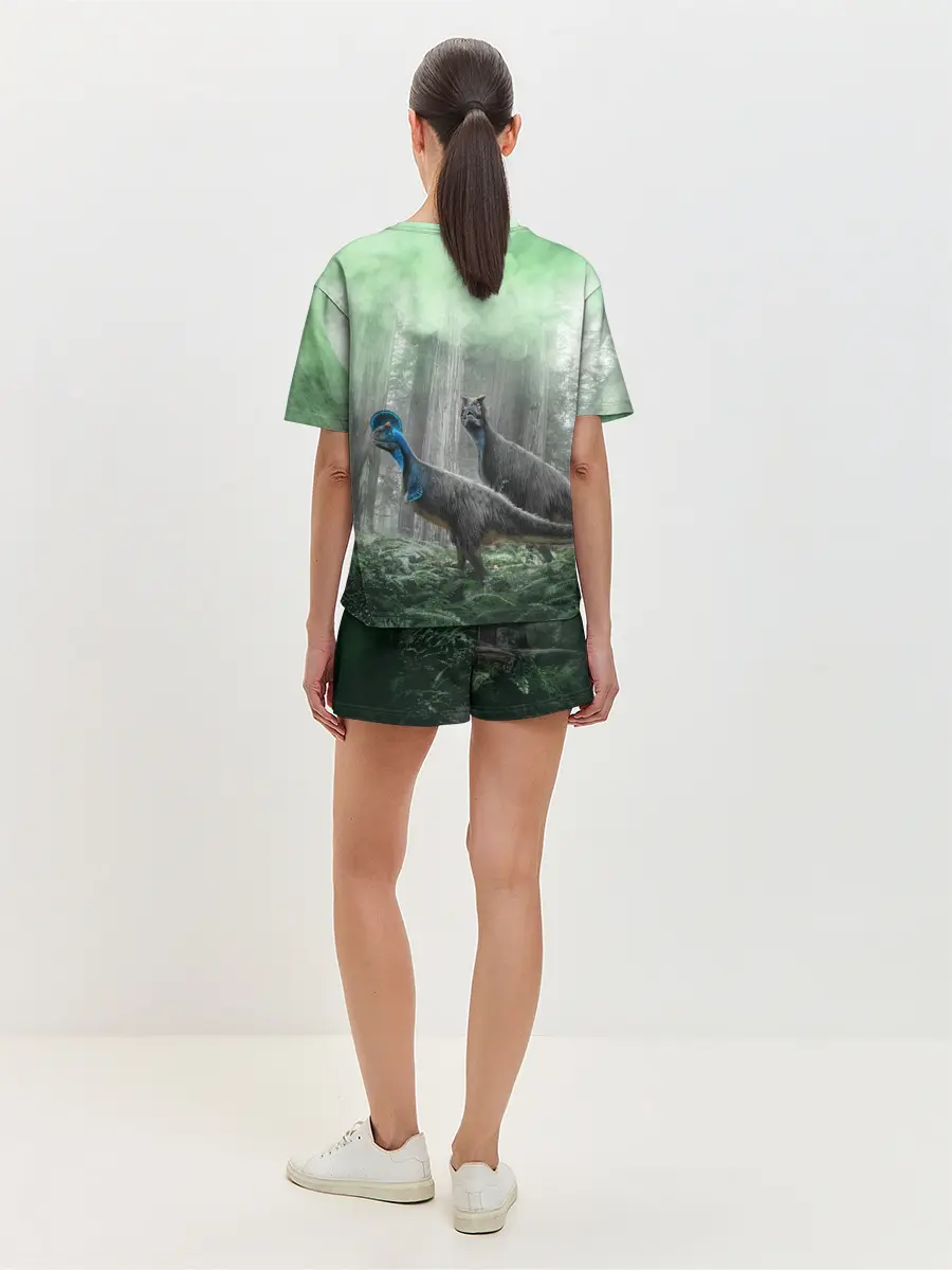 Женская пижама с шортами / Jurassic World | Мир Юрского периода