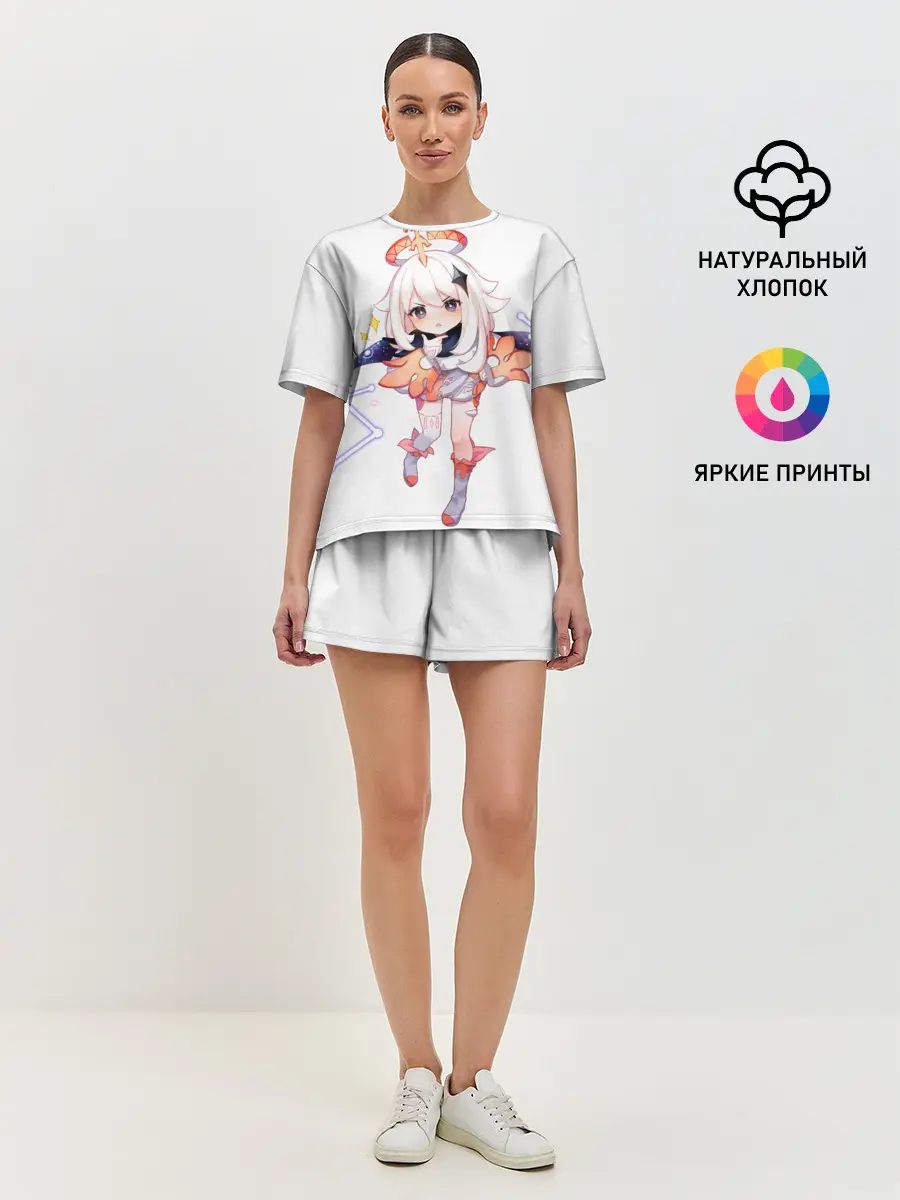 Женская пижама с шортами / Паймон из Genshin Impact