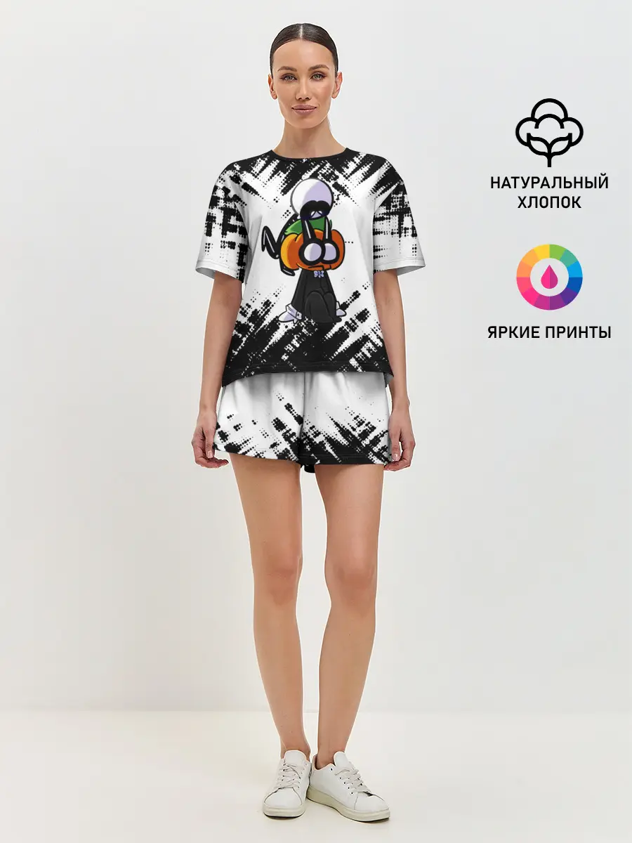 Женская пижама с шортами / Скид и Памп FNF