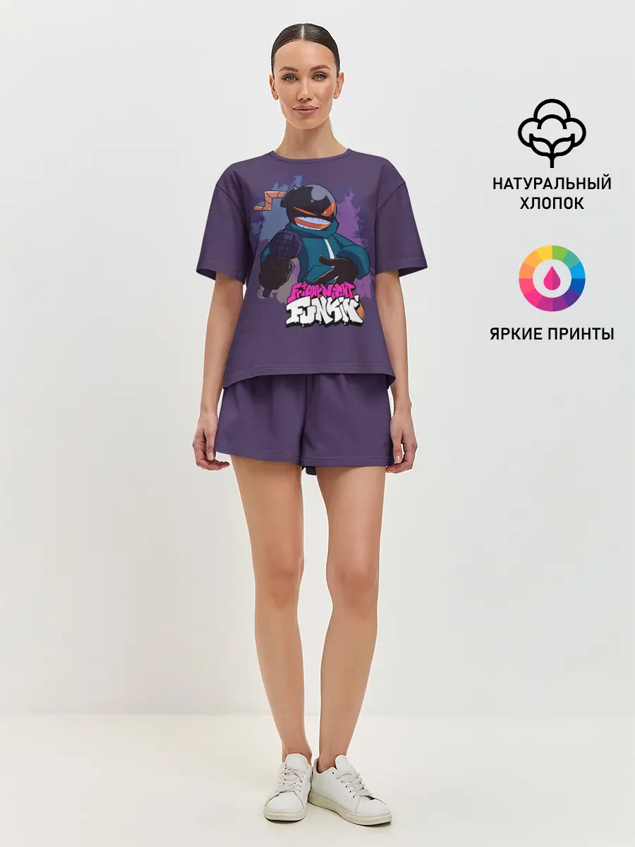 Женская пижама с шортами / Friday Night Funkin УИТТИ