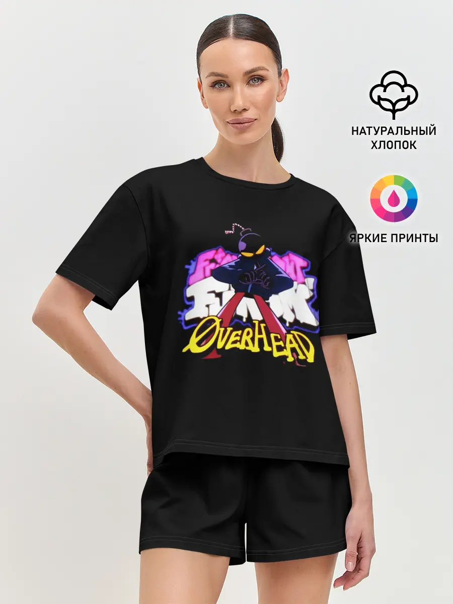 Женская пижама с шортами / FNF WHITTY