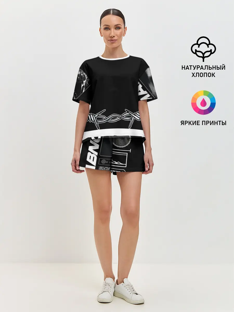 Женская пижама с шортами / Abnormal