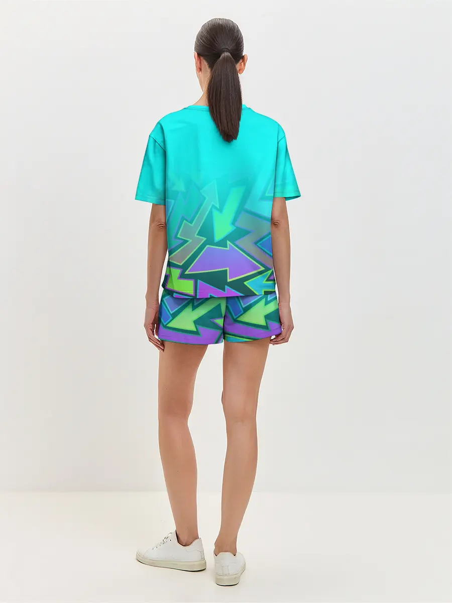 Женская пижама с шортами / FRIDAY NIGHT FUNKIN / АКВАНЕОН