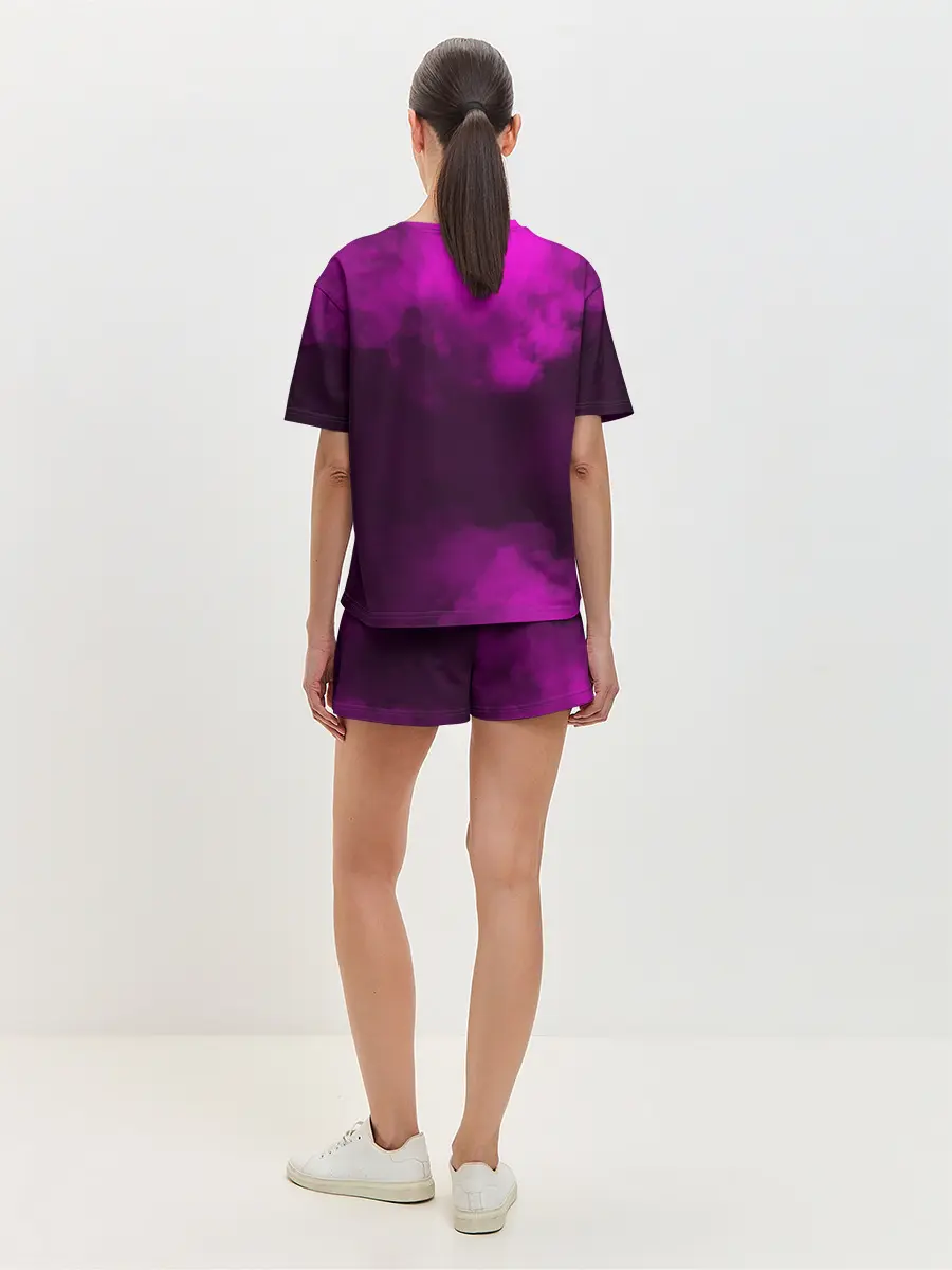 Женская пижама с шортами / Бойфренд