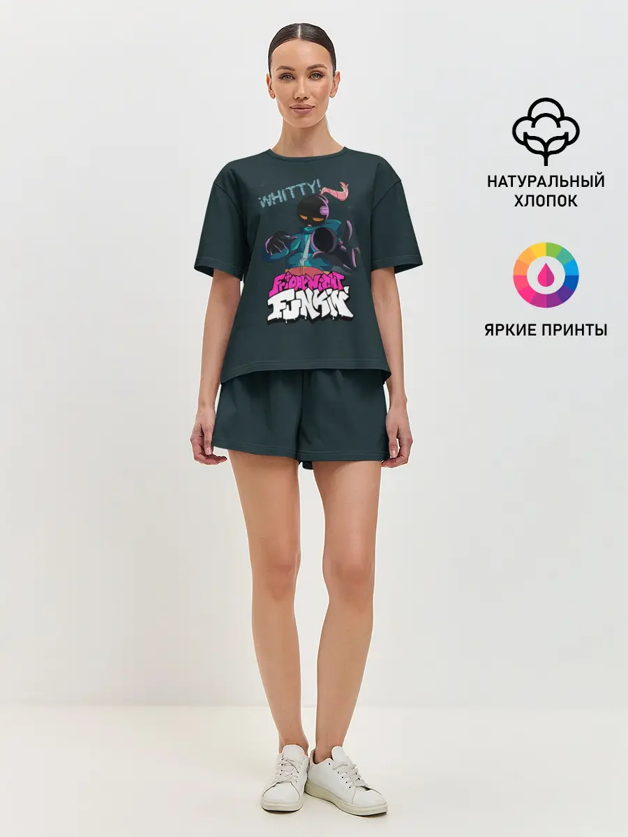 Женская пижама с шортами / WHITTY / УИТТИ FNF