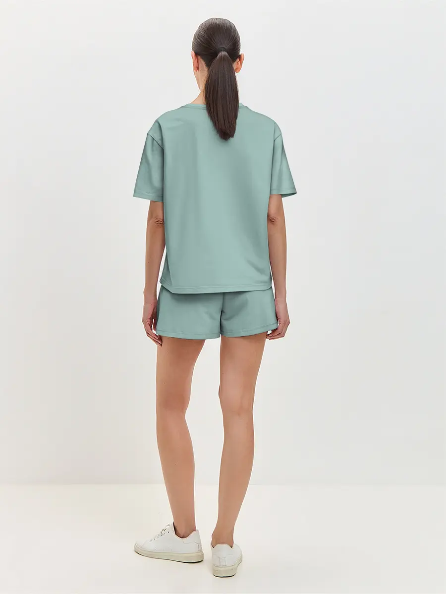 Женская пижама с шортами / Домик Сквиртла