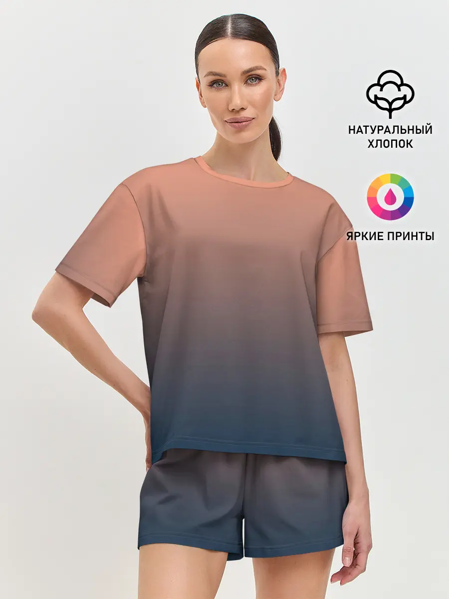 Женская пижама с шортами / PREDAWN GRADIENT