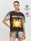 Женская пижама с шортами / Free Fire | Фри фаер