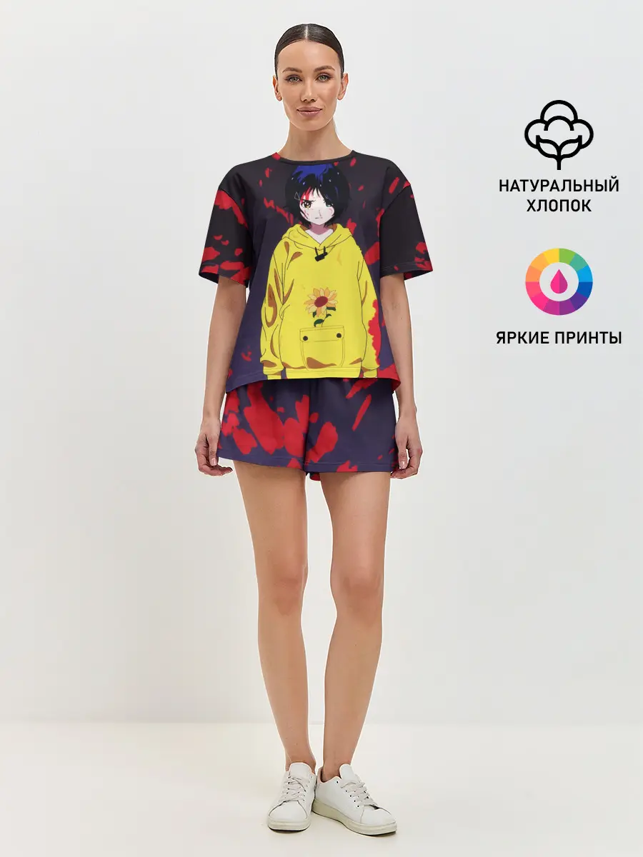 Женская пижама с шортами / Отто | Приоритет чудо-яйца