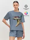 Женская пижама с шортами / Хищный динозавр | Dino