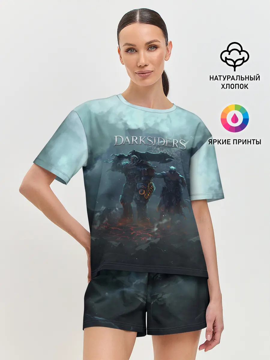 Женская пижама с шортами / Darksiders | Гнев Войны