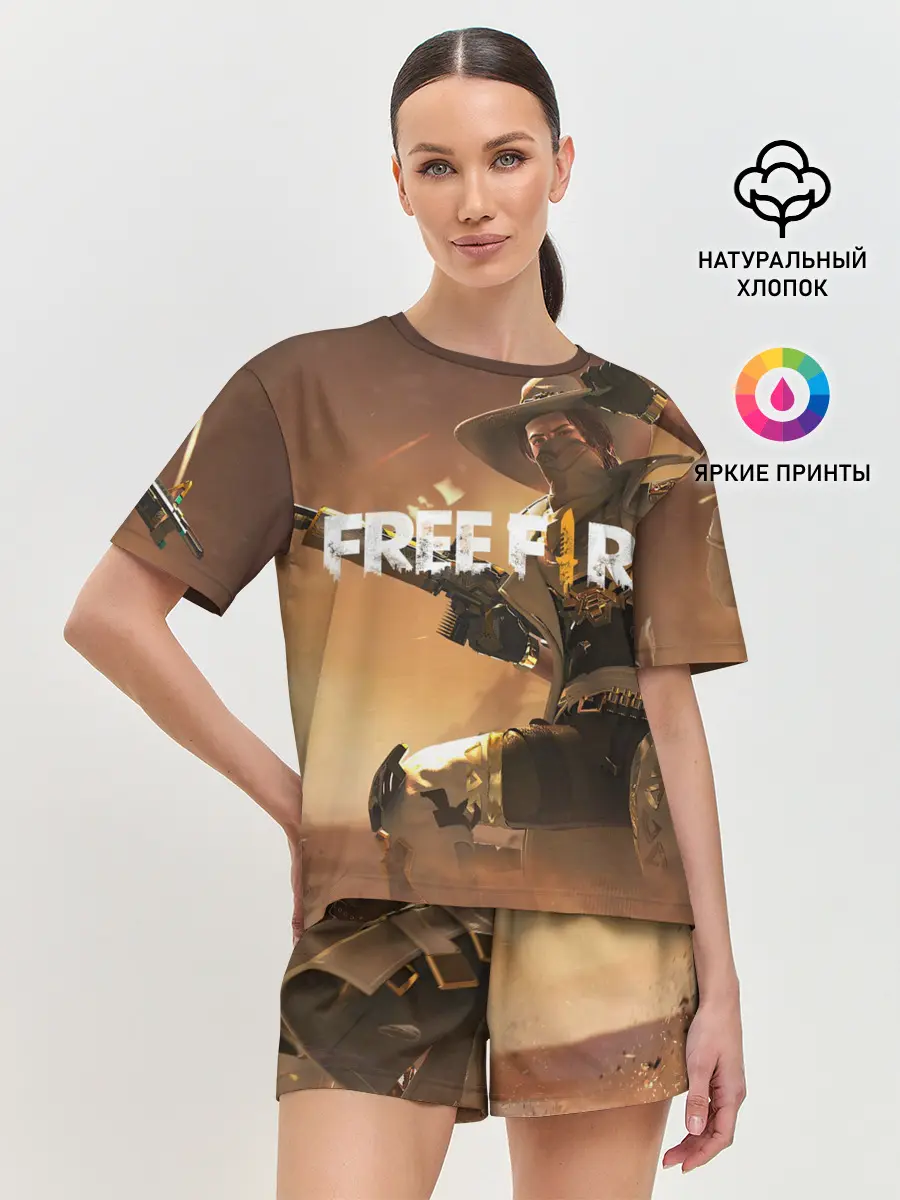 Женская пижама с шортами / FREE FIRE