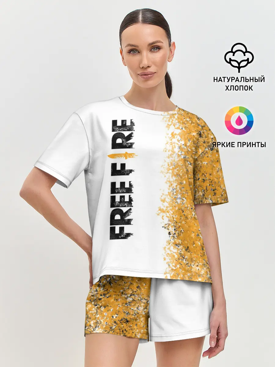 Женская пижама с шортами / FREE FIRE
