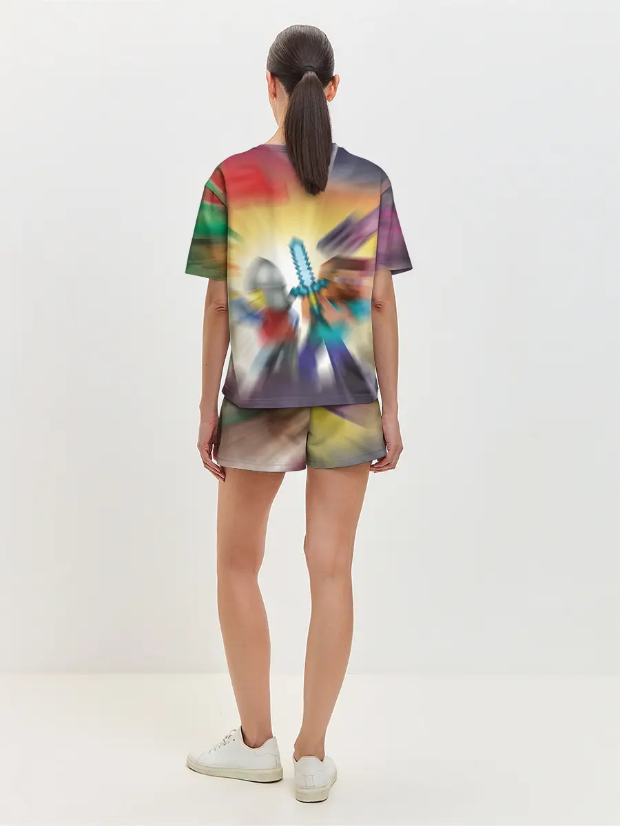 Женская пижама с шортами / MINECRAFT | МАЙНКРАФТ