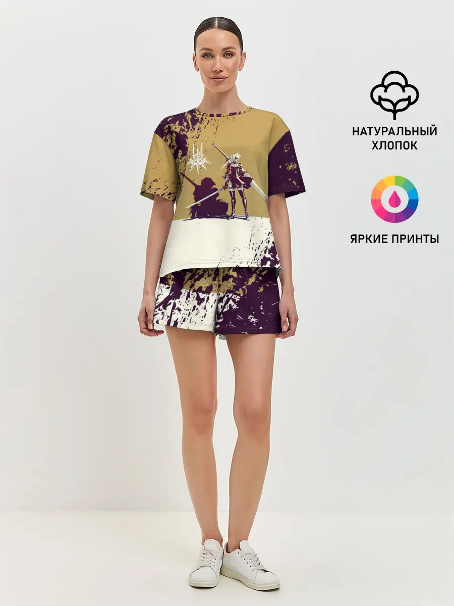 Женская пижама с шортами / Yorha 2B | Nier Automata