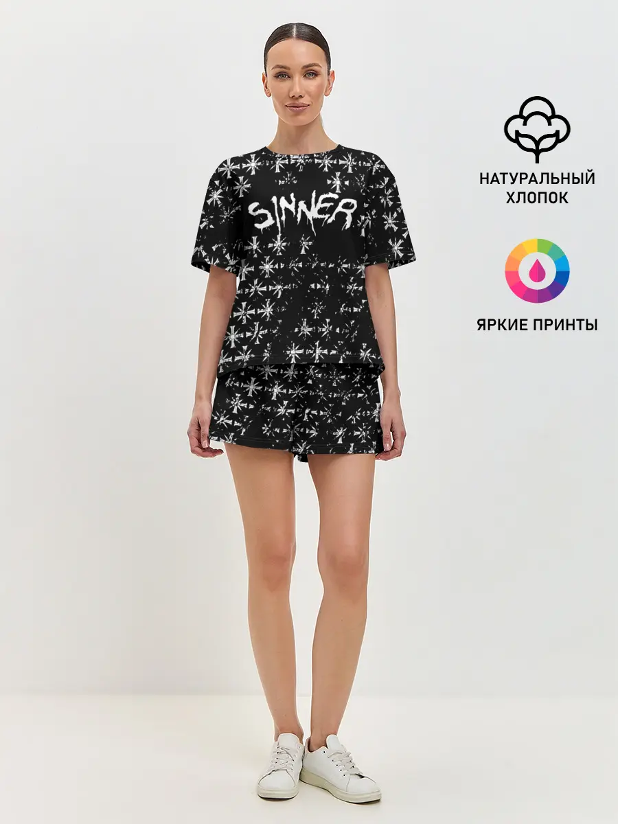 Женская пижама с шортами / FAR CRY 5 ГРЕШНИК / SINNER