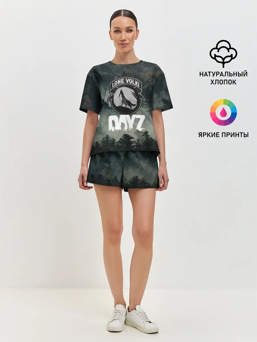 Женская пижама с шортами / LONE VOLKI | DAYZ