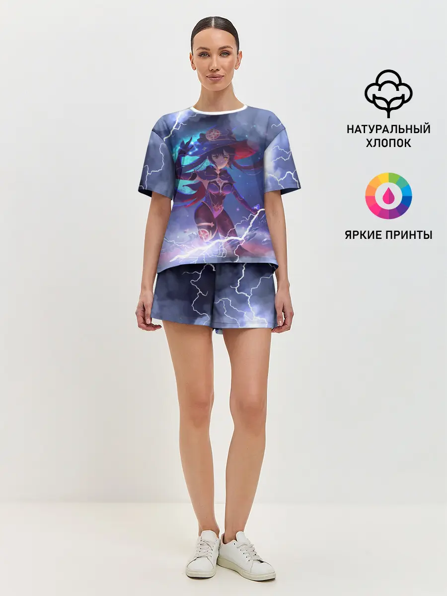 Женская пижама с шортами / Genshin Impact | Геншин Импакт