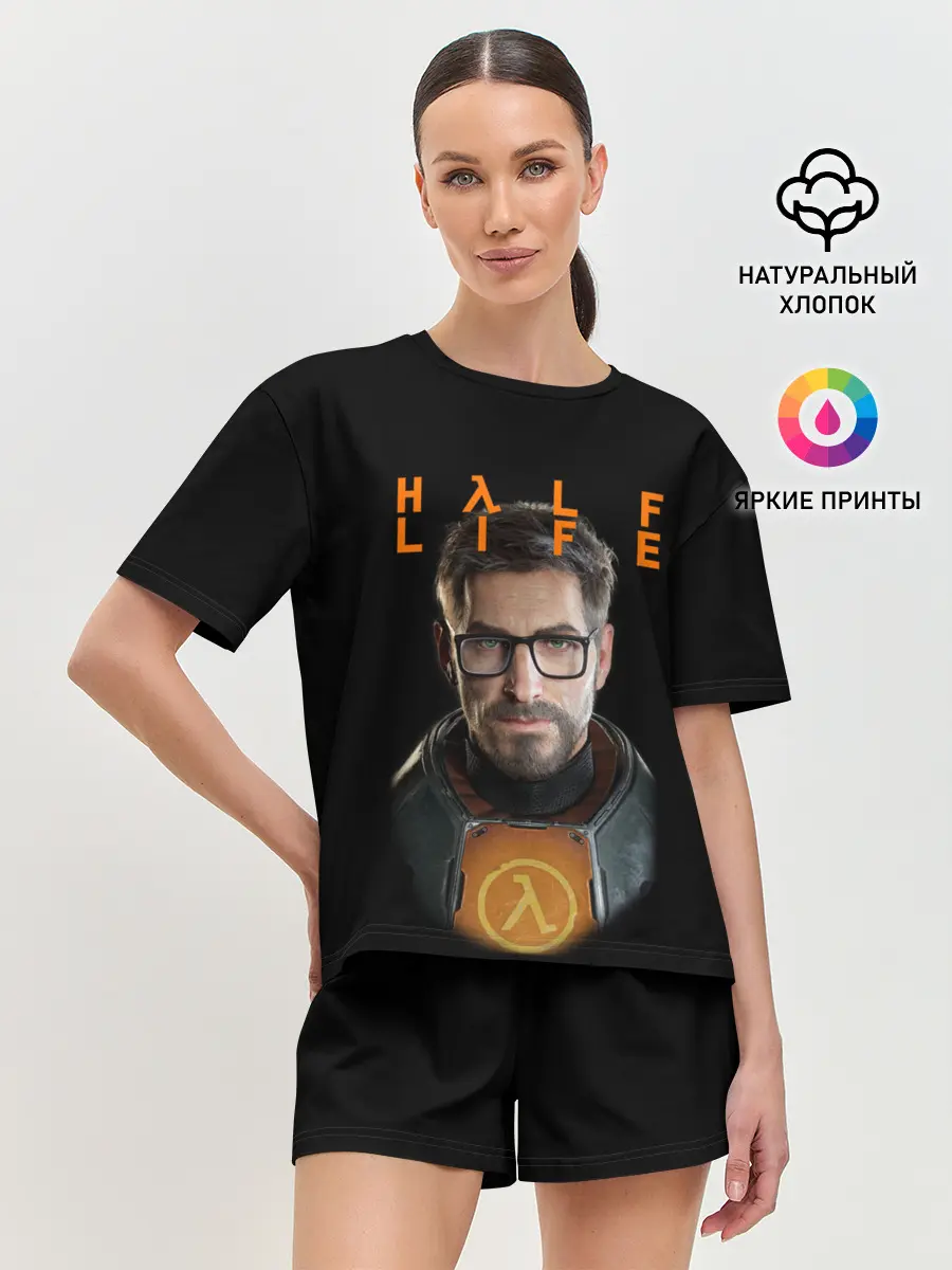 Женская пижама с шортами / HALF-LIFE | FREEMAN | ФРИМАН