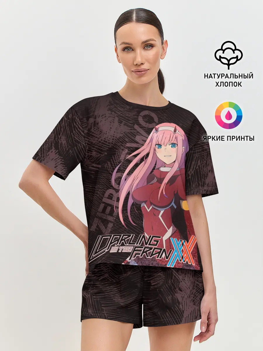 Женская пижама с шортами / Zero Two Любимый во Франксе