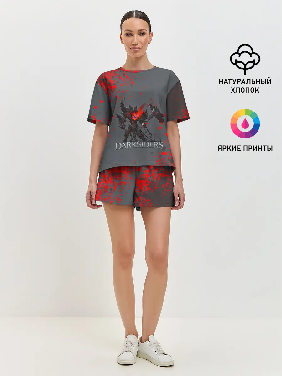 Женская пижама с шортами / Darksiders | Гнев Войны