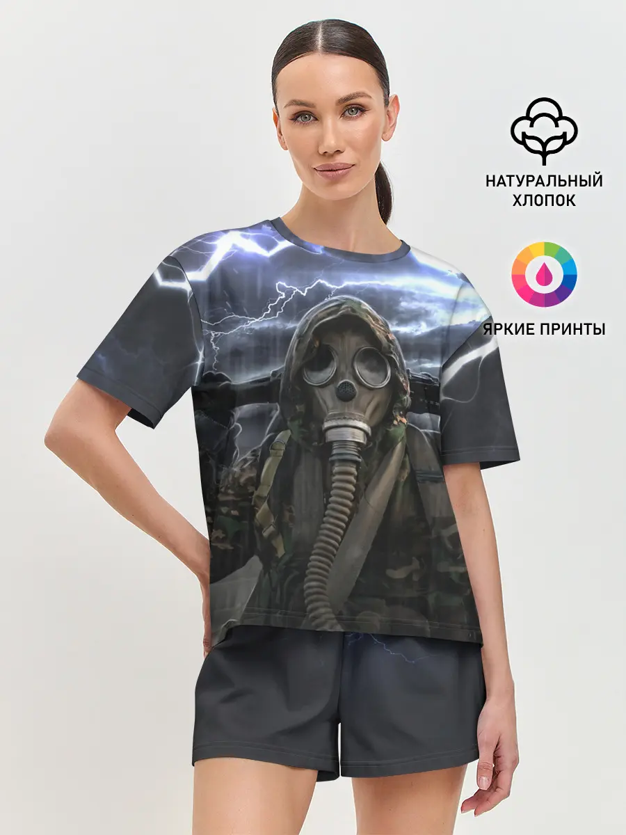 Женская пижама с шортами / S.T.A.L.K.E.R | С.Т.А.Л.К.Е.Р