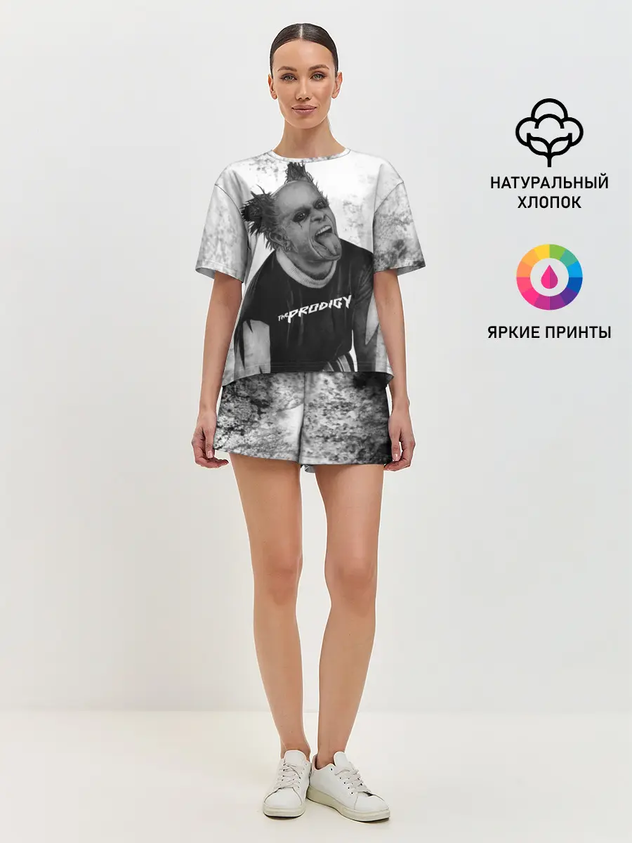 Женская пижама с шортами / THE PRODIGY | ПРОДИДЖИ