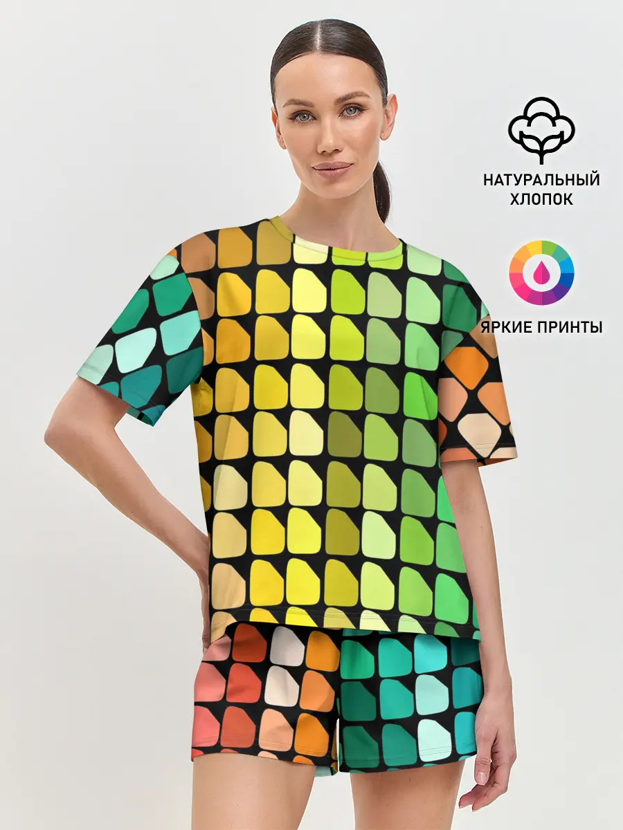 Женская пижама с шортами / Палитра