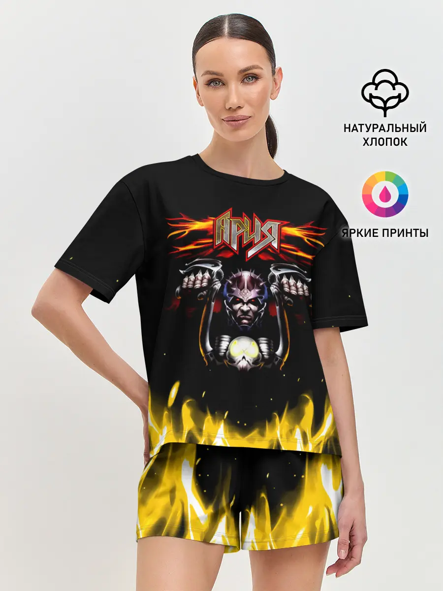 Женская пижама с шортами / Ария - Герой асфальта