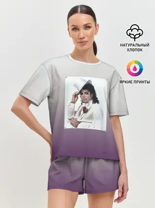 Женская пижама с шортами / Майкл Джексон навсегда