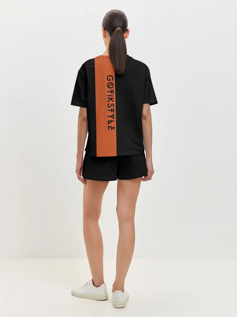 Женская пижама с шортами / Череп