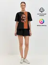Женская пижама с шортами / Череп