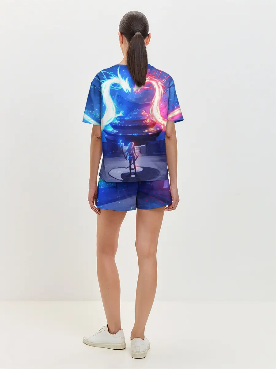 Женская пижама с шортами / БИТВА ДРАКОНОВ