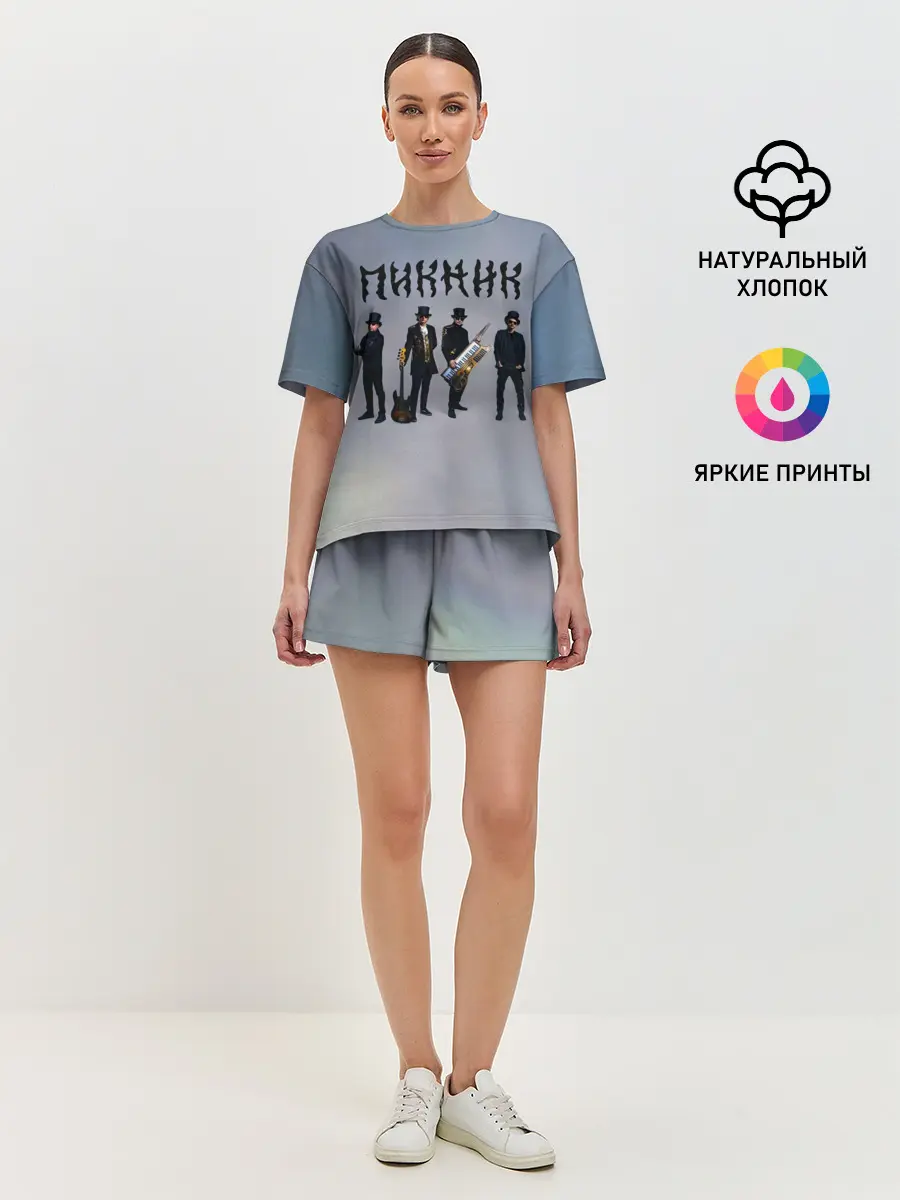 Женская пижама с шортами / Пикник группа