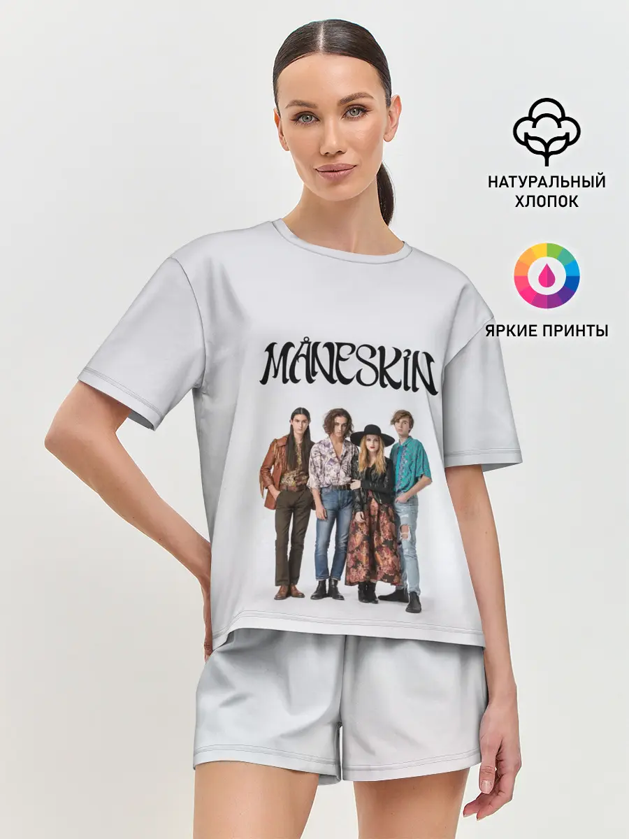 Женская пижама с шортами / Maneskin