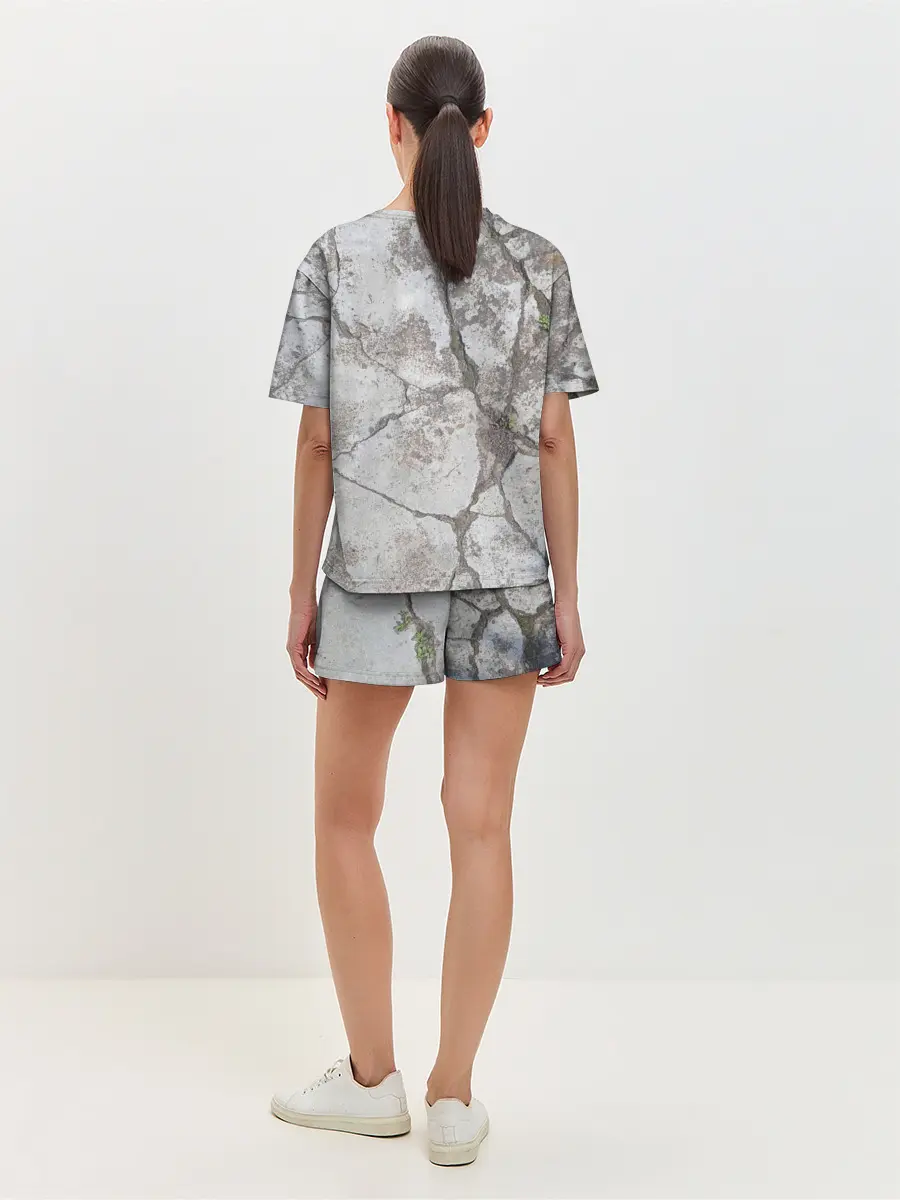 Женская пижама с шортами / Лунный камень
