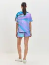 Женская пижама с шортами / Абстрактный прилив