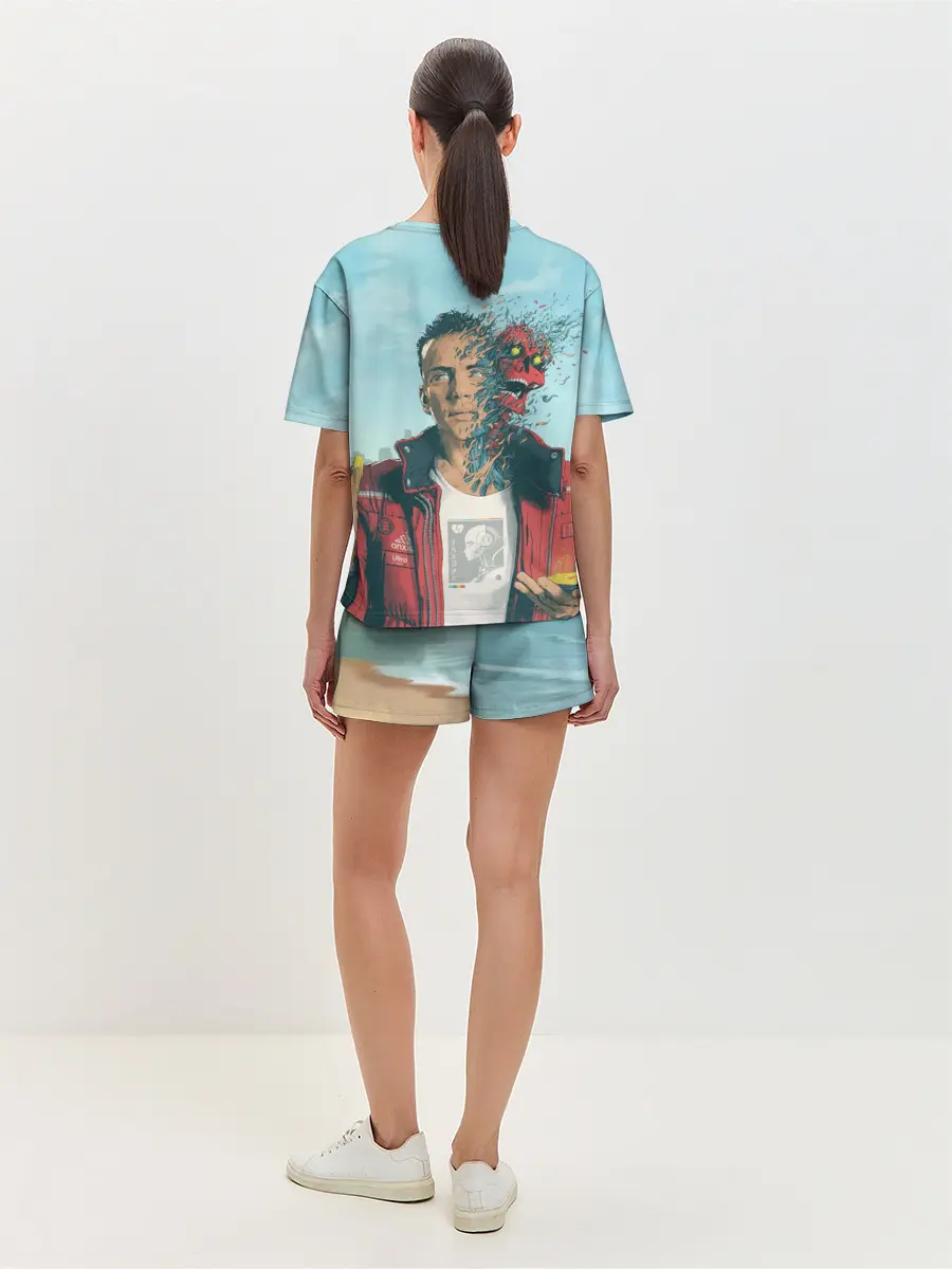 Женская пижама с шортами / Обложка Logic